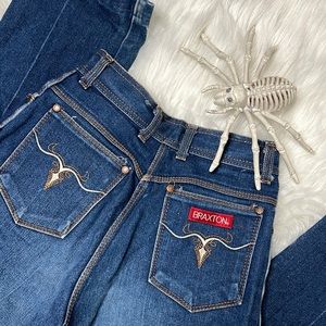 Braxton vintage jeans sz 7 inseam 26.5